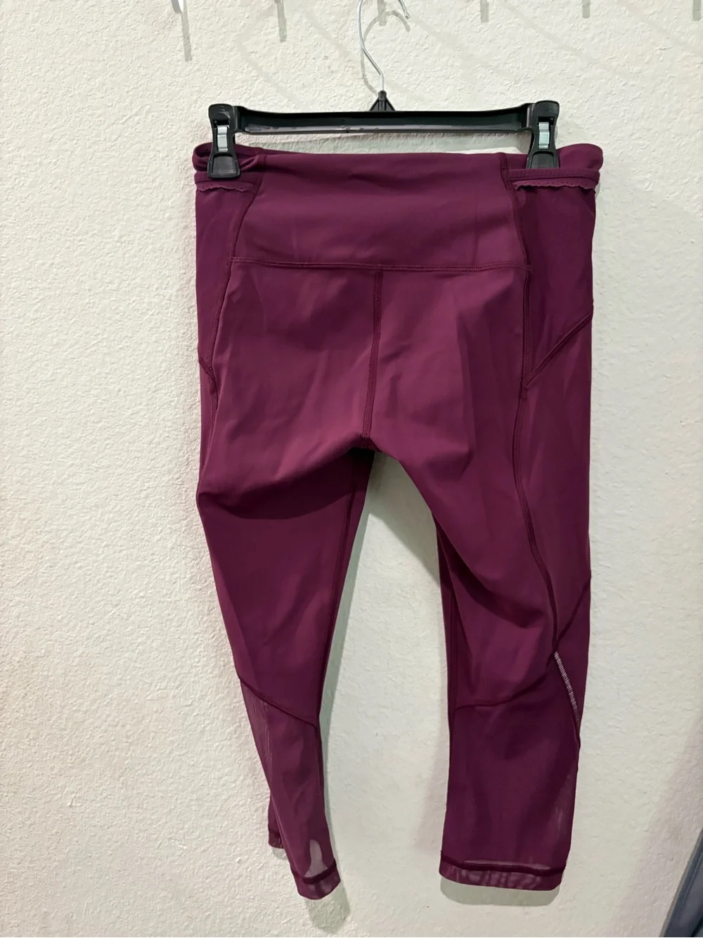 lululemon athletica Deep Plum High-Rise Crop Leggings